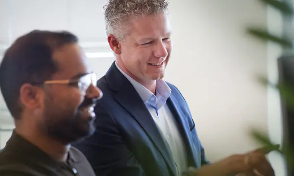 Booleans CEO Rob Ojevaar during a meeting