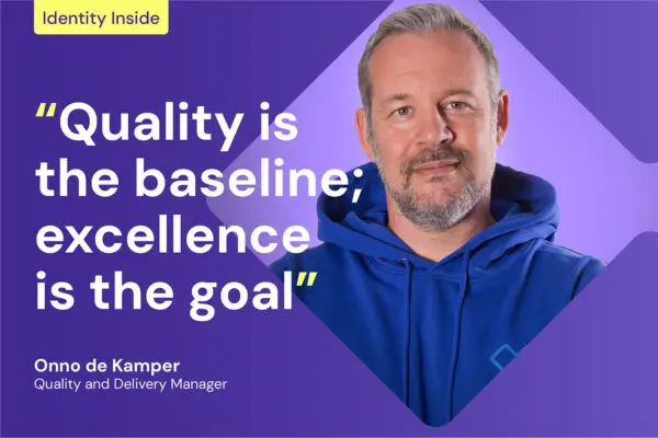 Booleans Quality and Delivery Manager, Onno de Kamp on a Booleans Identity Inside blog