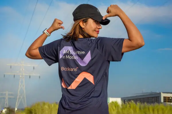 Senior Consultant of Booleans, Yashpreet Kaushal running a marathon